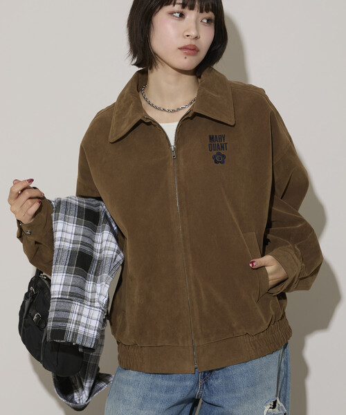 マリークワント 新作オンライン＆全国完売色 定価以下ロゴモカブルゾン 送料込み MARY QUANT（マリークヮント） ブルゾン アウター マリークワント