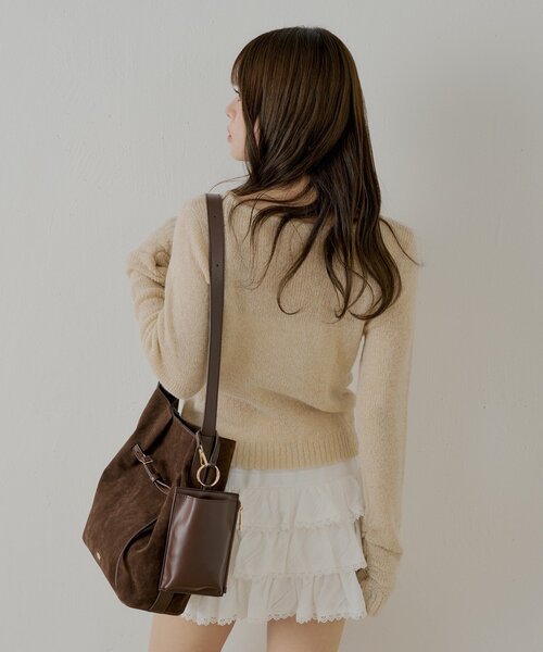 Chico（チコ） ニット セーター ラメシアーコンパクトニット