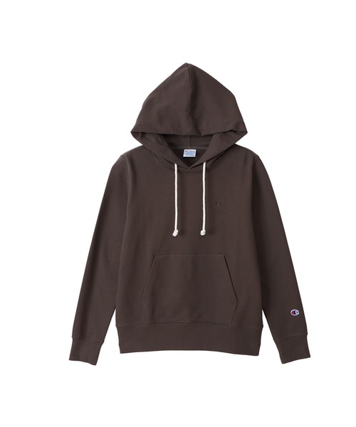 スピックアンドスパン　チャンピオン　パーカー　新品未使用品　ダークブラウン　L チャンピオン 無地パーカースウェット｜ライトオンの通販｜&mall