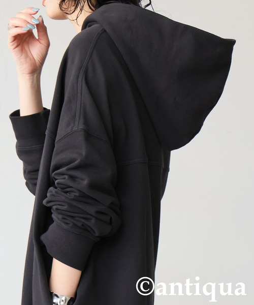 antiqua（アンティカ） ワンピース フード付き ロングワンピース