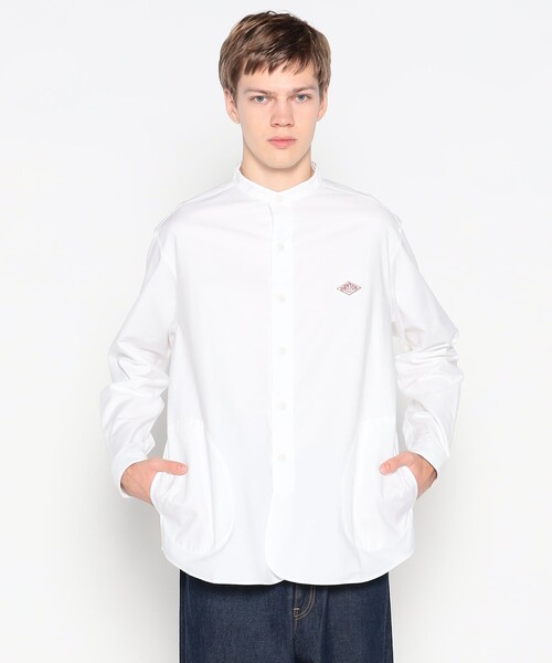値下げしました【未使用】ダントン　長袖シャツ Danton（ダントン） 長袖シャツ 42 ホワイト メンズ : ZOZOTOWN Yahoo