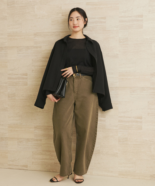 プラージュ　ロンtシャツ plage（プラージュ） tシャツ 「追加」CO NY Sheer ロンT レディース