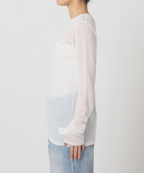 plage（プラージュ） tシャツ 「追加」CO NY Sheer ロンT レディース