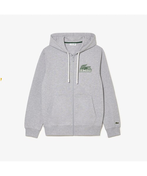 LACOSTE（ラコステ） ジップアップパーカー 3 グレー メンズ
