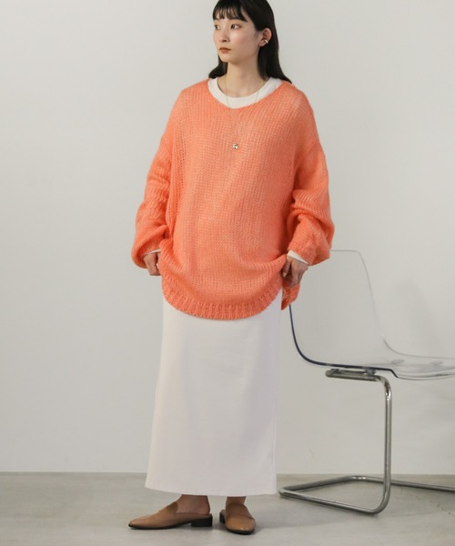 「select MOCA」 長袖ニット FREE ブラック レディース_画像2