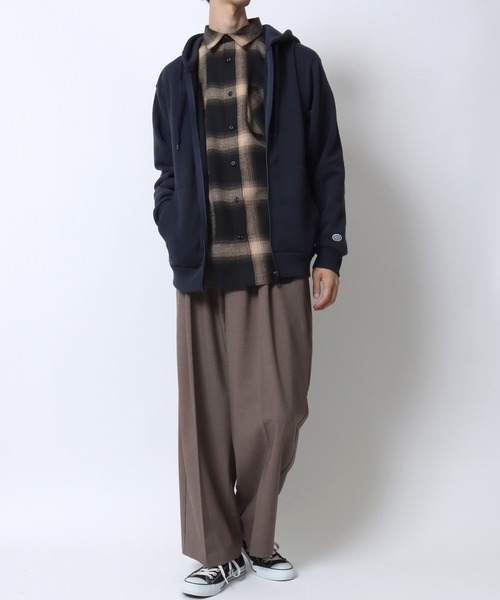 「DISCUS」 ジップアップパーカー L ネイビー メンズ_画像4