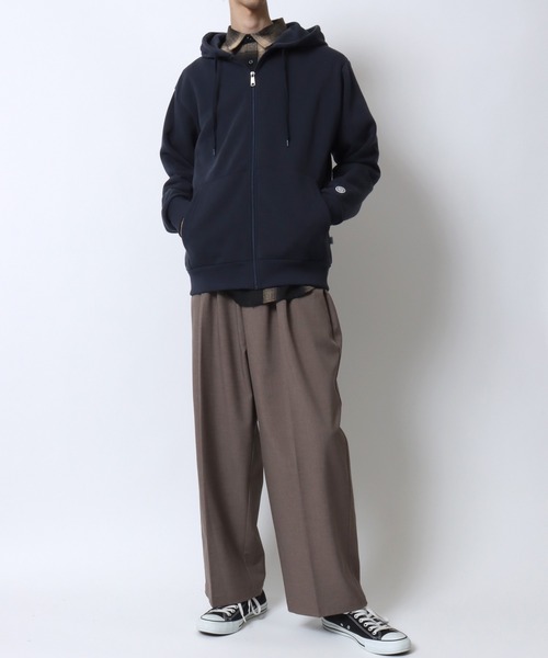 「DISCUS」 ジップアップパーカー L ネイビー メンズ_画像6