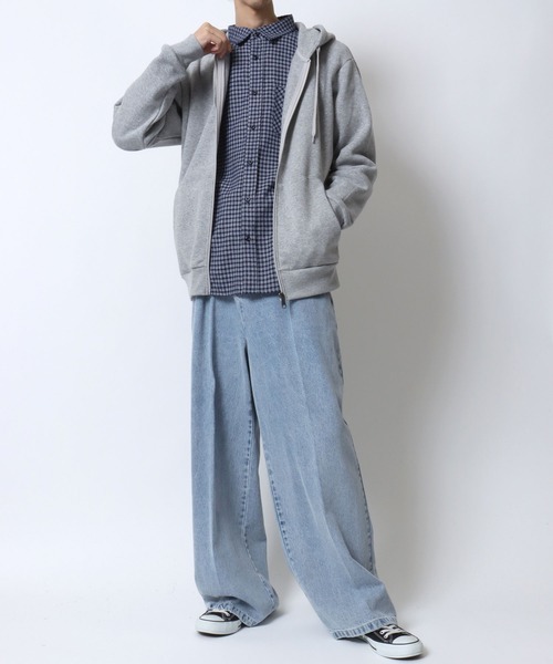 「DISCUS」 ジップアップパーカー L ネイビー メンズ_画像9