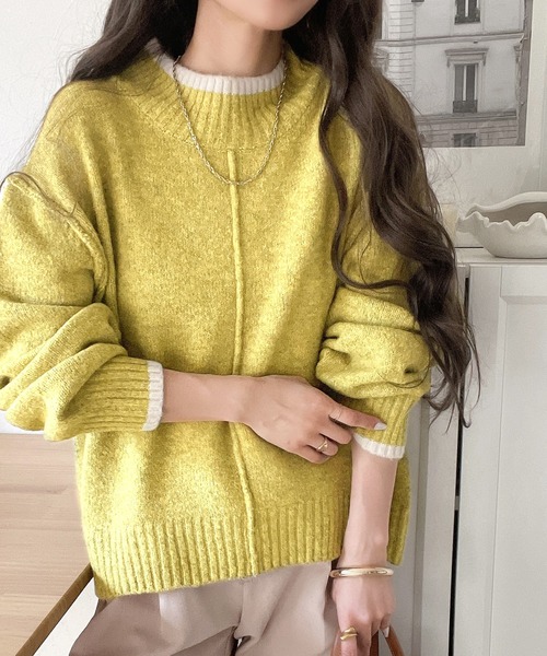 「classicalelf」 長袖ニット MEDIUM 杢グレー レディース_画像8