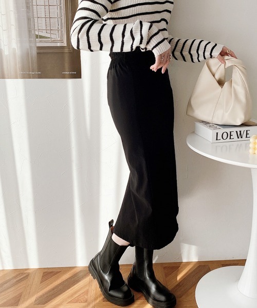 「nissen」 「la-beu」タイトスカート LL ブルー レディース_画像5