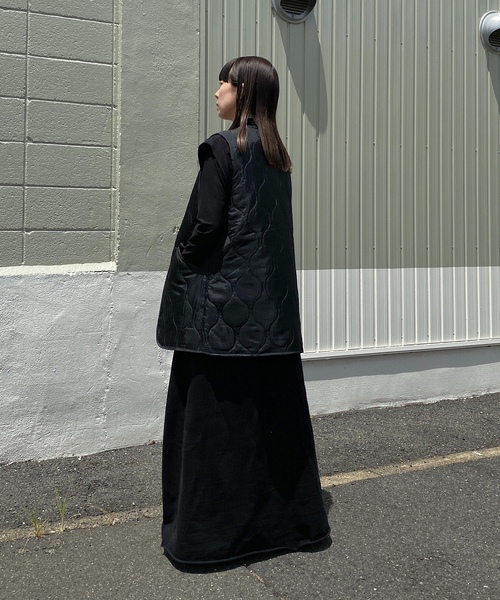 「y/m by RIKA」 ベスト FREE カーキ レディース_画像9