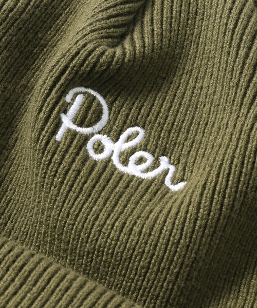 「POLeR」 ニットキャップ FREE オレンジ メンズ_画像4