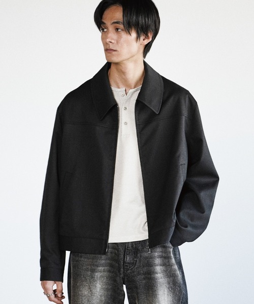 WYM LIDNM ブルゾン アウター TECH WOOL GABARDINE ZIP BLOUSON「SET