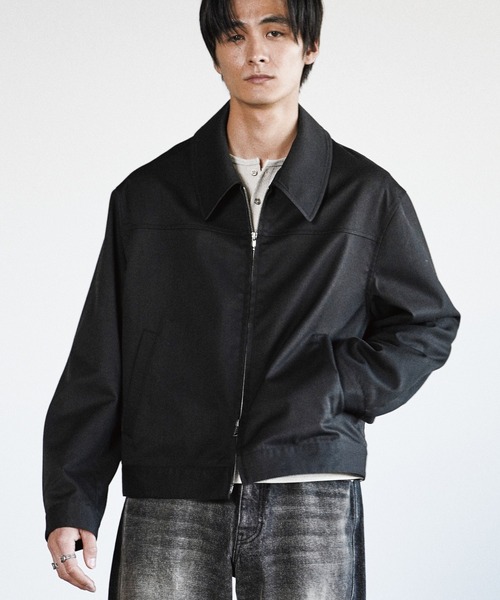 WYM LIDNM ブルゾン アウター TECH WOOL GABARDINE ZIP BLOUSON「SET