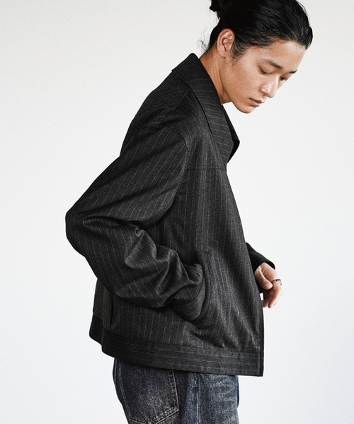 WYM LIDNM ブルゾン アウター TECH WOOL GABARDINE ZIP BLOUSON「SET