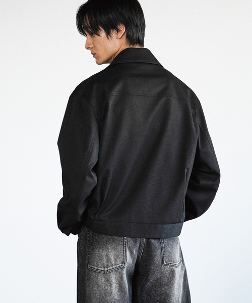 WYM LIDNM ブルゾン アウター TECH WOOL GABARDINE ZIP BLOUSON「SET