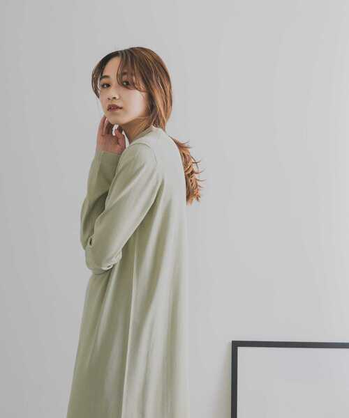 「KBF+」 ニットワンピース ONE ホワイト系その他 レディース_画像4