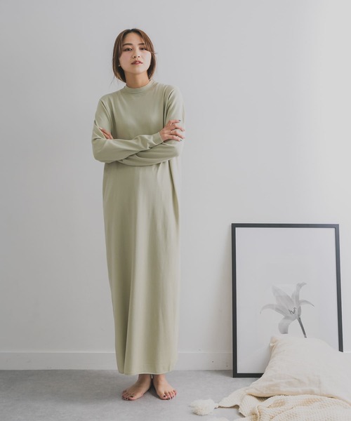 「KBF+」 ニットワンピース ONE ホワイト系その他 レディース_画像8
