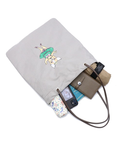 「GUSCIO」 トートバッグ FREE ダークグレー レディース_画像2