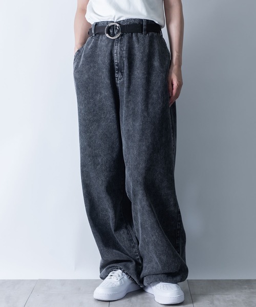 「Starting Over」 デニムパンツ M ブラック系その他5 メンズ_画像3