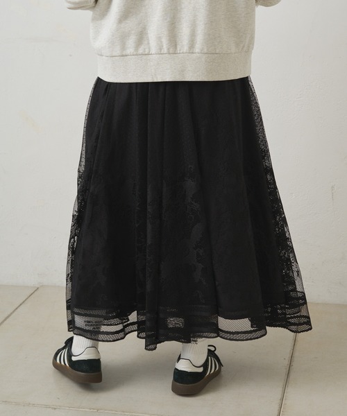 pual ce cin ロング スカート 成形レーススカート : ZOZOTOWN Yahoo!店