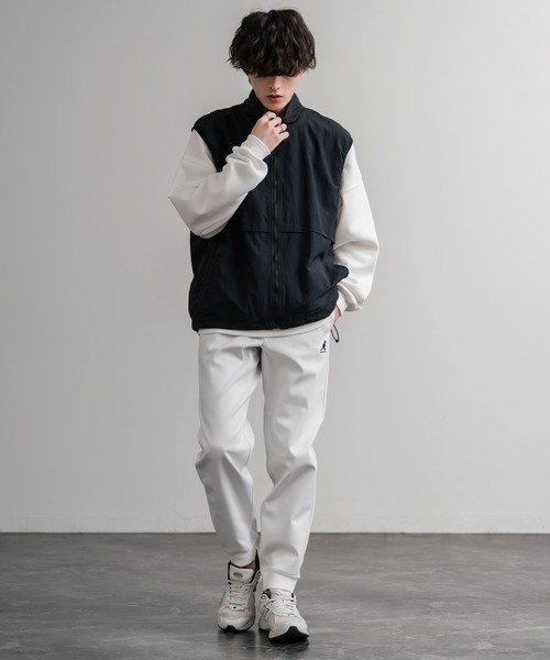 「KANGOL」 イージーパンツ S ブラック メンズ_画像6