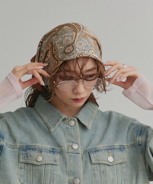 ad thie（アドティエ） スカーフ バンダナ シルクタッチ アソート