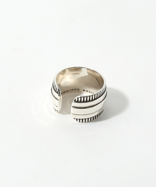 「PHILIPPE AUDIBERT」 リング フリー シルバー メンズ_画像5