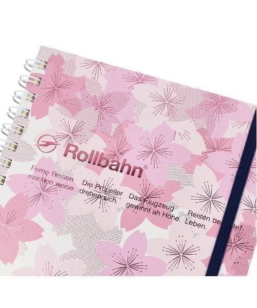 Rollbahn 手帳 「直営店限定」ロルバーン ポケット付メモ チェリー