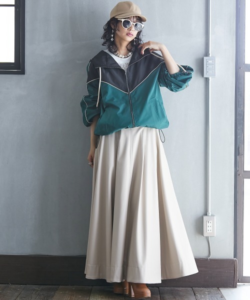 「GEVS.」 フレアスカート M ブラック レディース_画像6