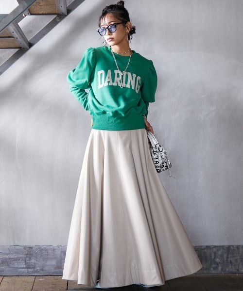 「GEVS.」 フレアスカート M ブラック レディース_画像8