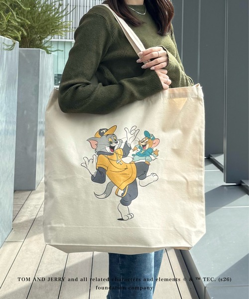 KOYA. トートバッグ 大きめ 「Tom＆Jerry/トムとジェリー」2way