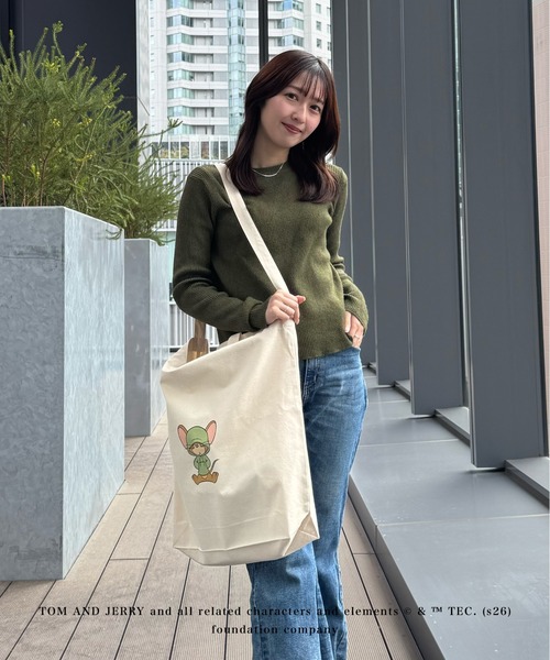 KOYA. トートバッグ 「Tom＆Jerry/トムとジェリー」2wayキャンバス