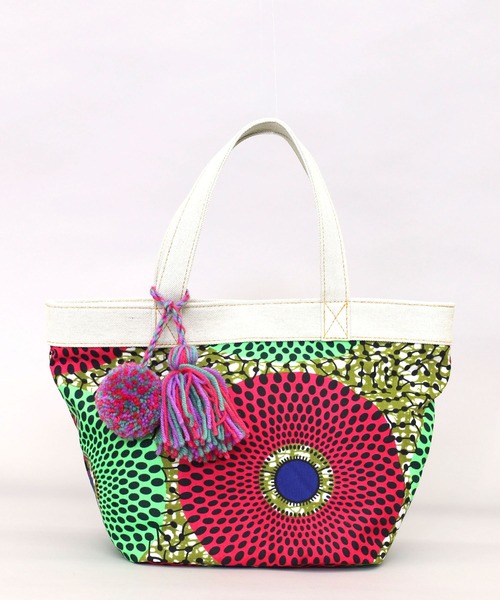 「COOCO」 トートバッグ 9 グリーン レディース_画像2