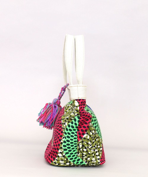 「COOCO」 トートバッグ 9 グリーン レディース_画像3