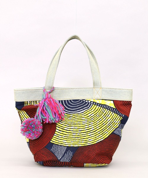 「COOCO」 トートバッグ 9 グリーン レディース_画像8