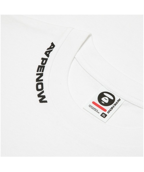 「AAPE BY A BATHING APE」 長袖Tシャツ LARGE ホワイト メンズ_画像7