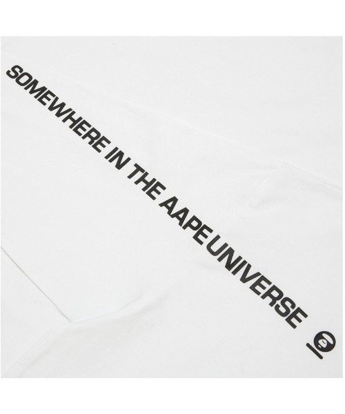 「AAPE BY A BATHING APE」 長袖Tシャツ LARGE ホワイト メンズ_画像8