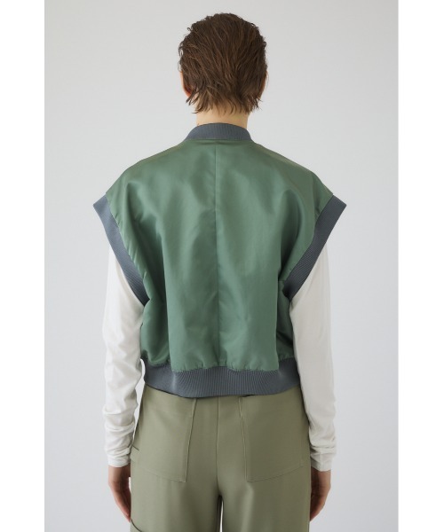 RIM.ARK ベスト ジレ Short MA-1 vest ショート エムエーワン ベスト