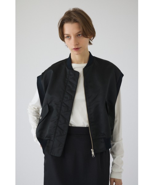 ベスト/ジレ RIM.ARK MOUSSY RIM.ARK ベスト ジレ 入学式 入園式 卒業式 Soft felt long vest