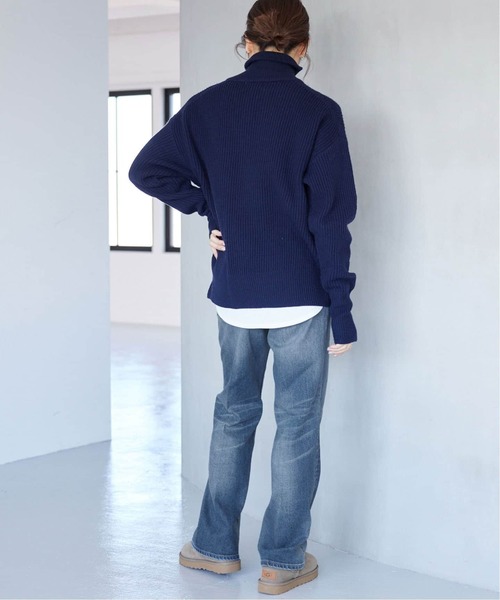 「Healthy denim」 ブーツカットデニムパンツ 23cm ブルー レディース_画像7
