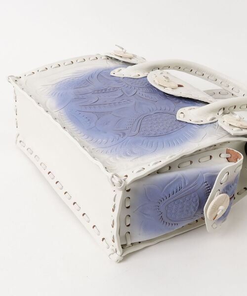 「CARVING TRIBES」 ハンドバッグ FREE パープル レディース_画像3