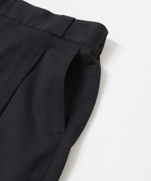 ワイドパンツ パンツ WASHABLE WOOL EASY TROUSER メンズの画像