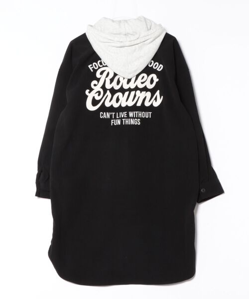「RODEO CROWNS WIDE BOWL」 長袖ワンピース FREE ベージュ レディース_画像2