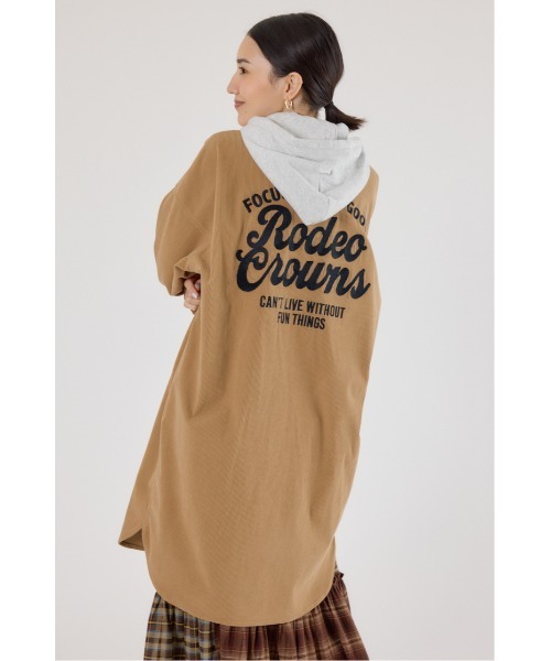 「RODEO CROWNS WIDE BOWL」 長袖ワンピース FREE ベージュ レディース_画像8