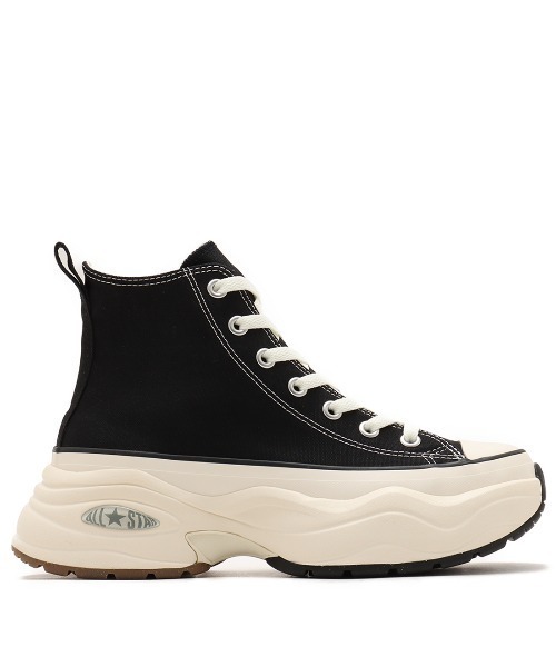 「CONVERSE」 ハイカットスニーカー 25.5cm ブラック メンズの画像