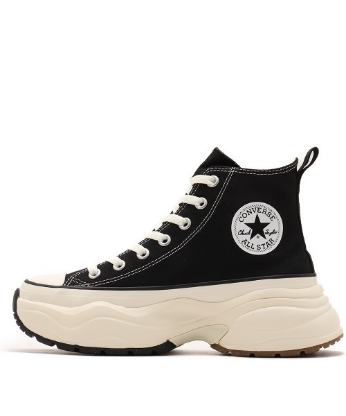 「CONVERSE」 ハイカットスニーカー 25.5cm ブラック メンズの画像