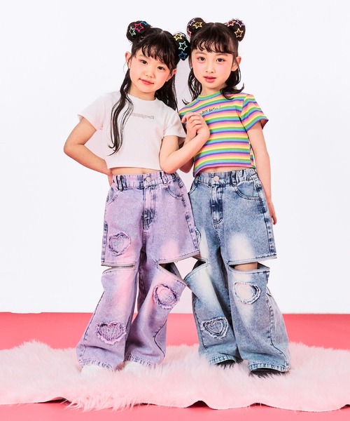 ANAP kids（アナップキッズ） tシャツ メタルシルバー エンジェルロゴ