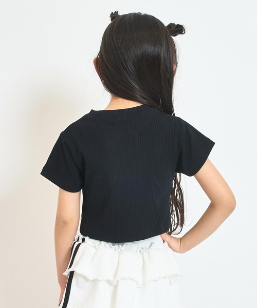 ANAP kids（アナップキッズ） tシャツ メタルシルバー エンジェルロゴ