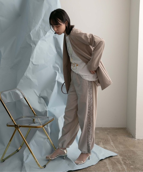 「Eimee Law」 パンツ 38 キャメル レディースの画像